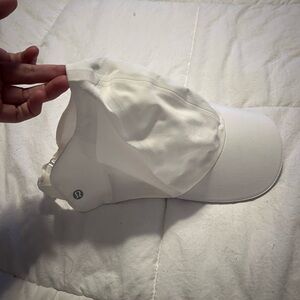 Lululemon High Ponytail White Hat